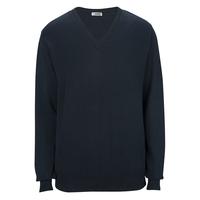 4090 - V-Neck Cotton Blend Sweater