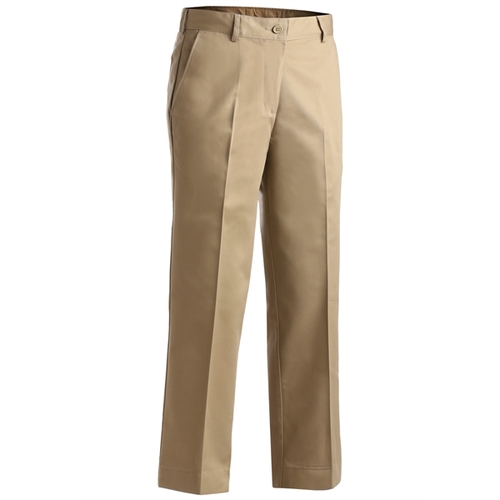 8576 - Ladies' Easy Fit Chino Flat Front Pant