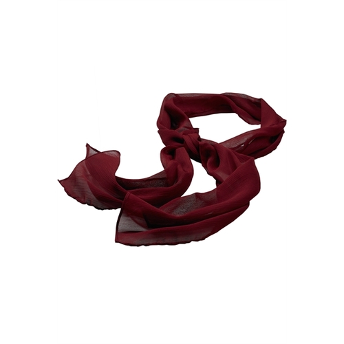 SC56 - Solid Crinkle Chiffon Scarf