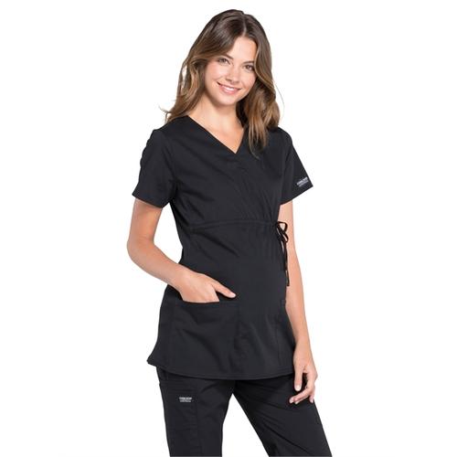 WW685 - Workwear Professionals Maternity Mock Wrap Top